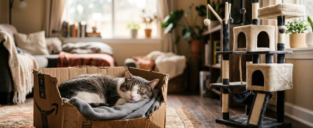 Por que os gatos gostam de caixas? O mistério da embalagem revelado