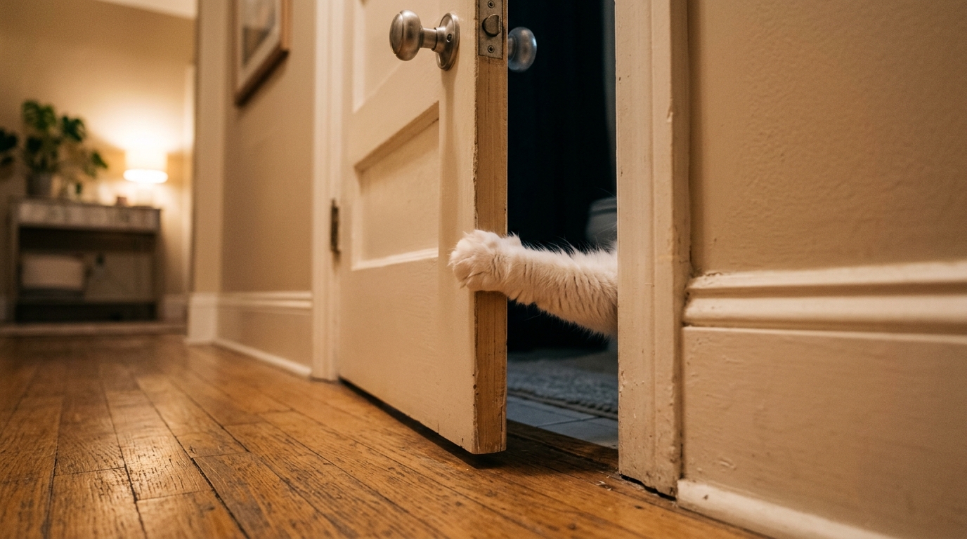 O Protocolo do Trono: Por Que Seu Gato Acha que o Banheiro é um Evento Comunitário?
