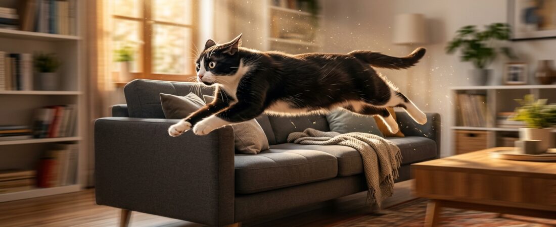 Por que os gatos correm pela casa do nada? Entenda o fenômeno dos “Zoomies”