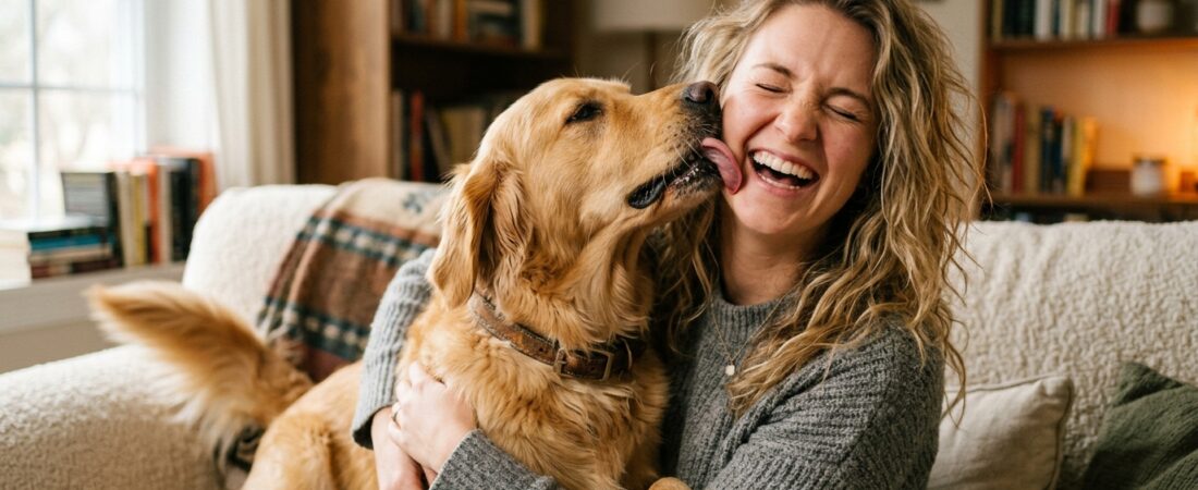 Por que cachorro lambe o dono? Entenda os motivos por trás desse gesto de carinho