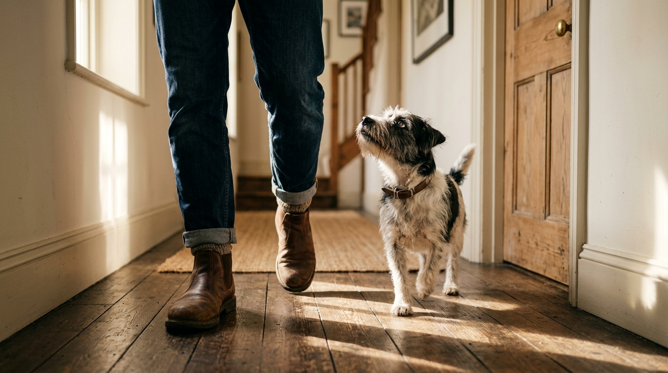 Por que cachorro segue o dono? Entenda o que se passa na mente do seu pet